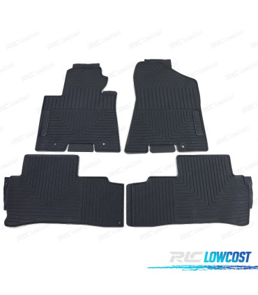 TAPIS EN CAOUTCHOUC KIA SPORTAGE QL QLE 15- 4 UNITÉS