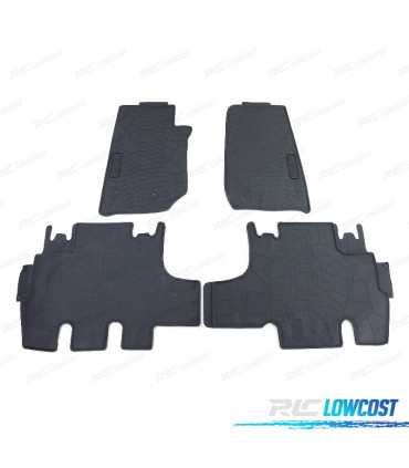 TAPIS EN CAOUTCHOUC JEEP WRANGLER JK 07-19 4 UNITÉS