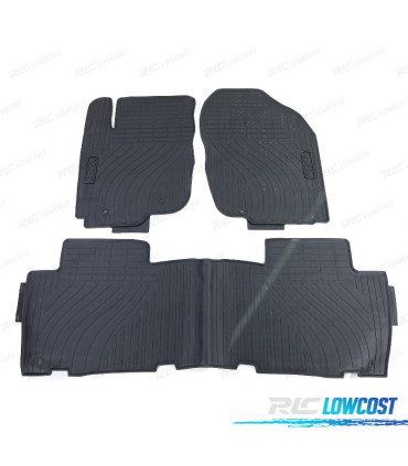 TAPIS EN CAOUTCHOUC TOYOTA RAV4 A3 05-13 3 UNITÉS