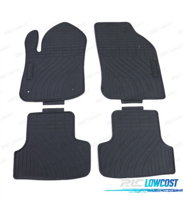 TAPIS EN CAOUTCHOUC PEUGEOT 208 12-19 4 UNITÉS