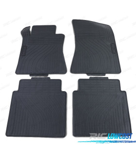 TAPIS EN CAOUTCHOUC MERCEDES CLASSE S W220 98-05 4 UNITÉS