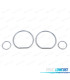 CONTOURS COMPTEURS TABLEAU DE BORD VOLKSWAGEN VW GOLF 3 91-97 CHROMÉ