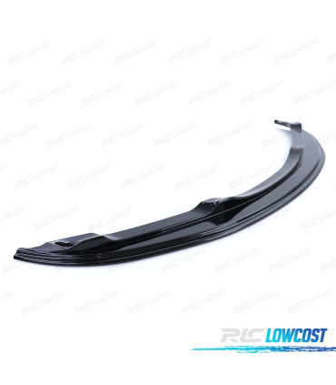 SPOILER LAME AVANT BMW E90 E91 05-08 LOOK M NOIR BRILLANT