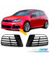 GRILLES ANTIBROUILLARD VOLKSWAGEN VW GOLF 6 08-12 R20 NOIR BRILLANT