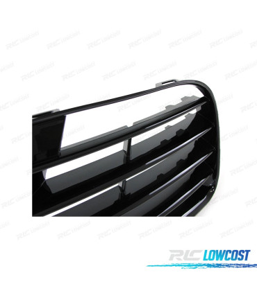 GRILLES ANTIBROUILLARD VOLKSWAGEN VW GOLF 6 08-12 R20 NOIR BRILLANT