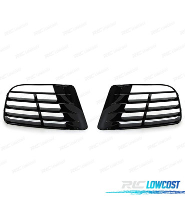 GRILLES ANTIBROUILLARD VOLKSWAGEN VW GOLF 6 08-12 R20 NOIR BRILLANT