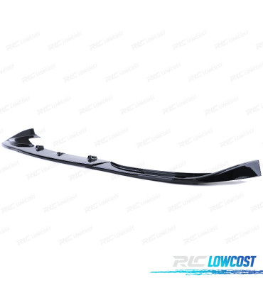 SPOILER LAME AVANT BMW E46 COUPE CABRIO 99-06 LOOK M NOIR BRILLANT