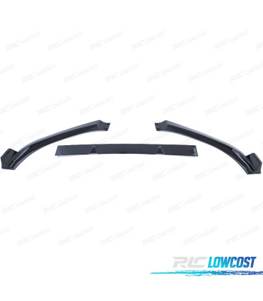 SPOILER LAME FRONTAL AUDI A5 F5 16-19 LOOK S LINE NOIR BRILLANT