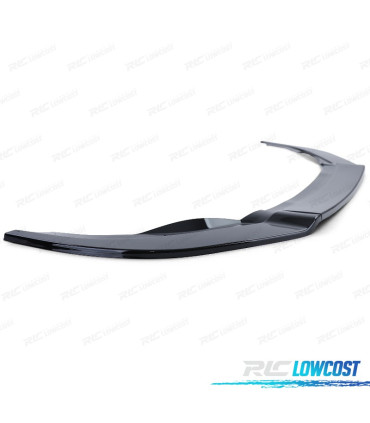 SPOILER LAME AVANT VOLKSWAGEN VW GOLF 6 09-12 LOOK R20 NOIR BRILLANT