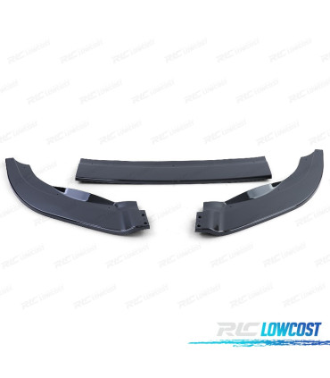 SPOILER LAME AVANT VOLKSWAGEN VW GOLF 6 09-12 LOOK R20 NOIR BRILLANT