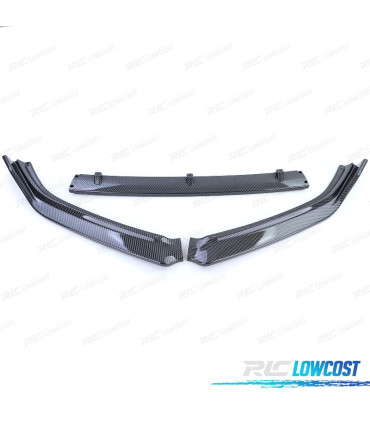 SPOILER LAME AVANT VOLKSWAGEN VW POLO 6C 14-17 CARBONE