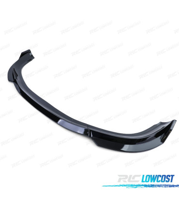 SPOILER LAME AVANT VOLKSWAGEN VW POLO 9N3 05-09 NOIR BRILLANT