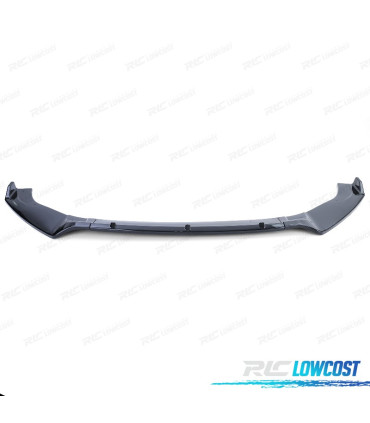 SPOILER LAME AVANT VOLKSWAGEN VW GOLF 7 13-20 NOIR BRILLANT