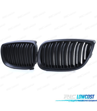 CALANDRES BMW E92 E93 06-10 LOOK M NOIR MAT