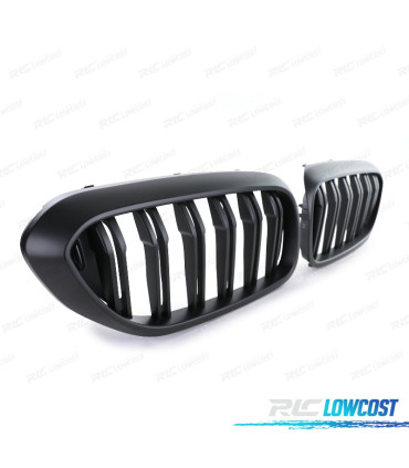 CALANDRES BMW G30 G31 17-19 LOOK M NOIR MAT