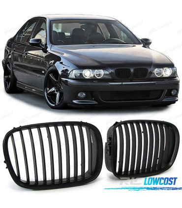CALANDRES BMW E39 95-03 LOOK M NOIR MAT