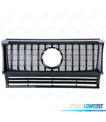 CALANDRE MERCEDES CLASSE G W463 90-18 LOOK AMG NOIR BRILLANT