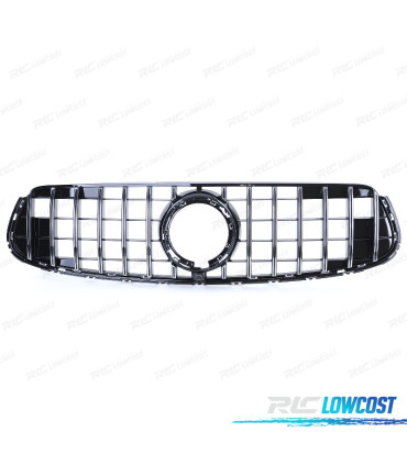 CALANDRE MERCEDES CLASSE GLC X253 SUV 20- LOOK AMG NOIR CHROMÉ