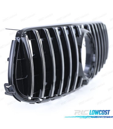 CALANDRE MERCEDES CLASSE GLC X253 SUV 20- LOOK AMG NOIR CHROMÉ