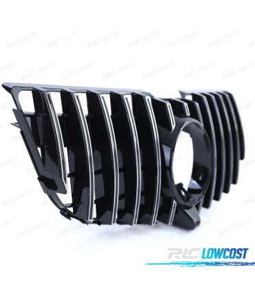 CALANDRE MERCEDES CLASSE GLK X204 12-15 LOOK AMG NOIR CHROMÉ