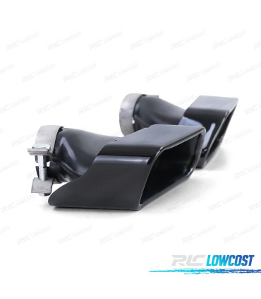 EMBOUT D'ÉCHAPPEMENT BMW F10 F11 F12 F13 LOOK V8 NOIR