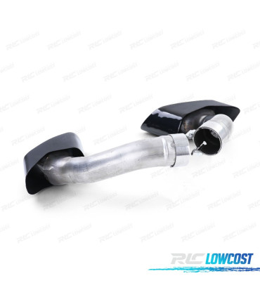 EMBOUT D'ÉCHAPPEMENT POUR BMW X6 E71 11-14 LOOK M NOIR