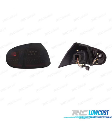 FEUX ARRIÈRE LED VOLKSWAGEN VW GOLF 5 03-08 DYNAMIQUE FUMÉ