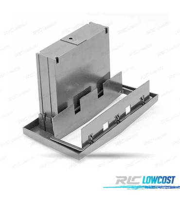 FACADE AUTORADIO1-DIN NOIR POUR OPEL DAEWOO