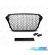 CALANDRE AUDI A4 B8 11-15 LOOK RS NOIR BRILLANT PDC