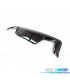 DIFFUSEUR BMW E60 03-10 LOOK M DOUBLE SORTIE CARBONE