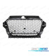 CALANDRE AUDI A3 8V 12-16 LOOK RS3 NOIR BRILLANT