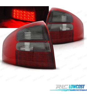 FEUX ARRIÈRE POUR AUDI A6 4B 97-04 LED ROUGE FUMÉ