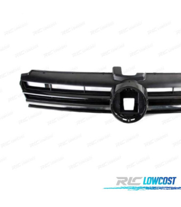 CALANDRE VOLKSWAGEN VW GOLF 7.5 17-20 LOOK R NOIR CHROMÉ