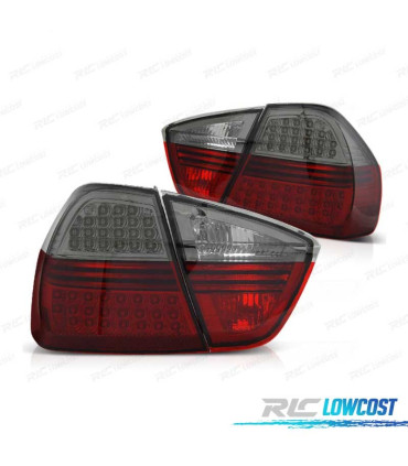 FEUX ARRIÈRE BMW E90 05-08 LED ROUGE FUMÉ
