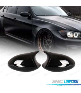 COQUES RÉTROVISEURS BMW E81 E82 E87 E88 E90 E91 E92 E93 LOOK M3 NOIR BRILLANT