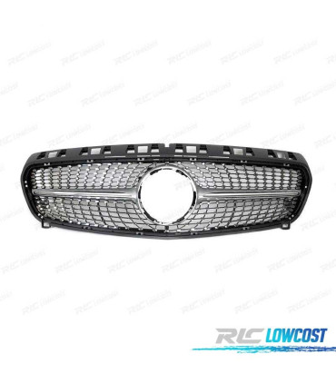 CALANDRE MERCEDES CLASSE A W176 12-15 LOOK DIAMOND CHROMÉ