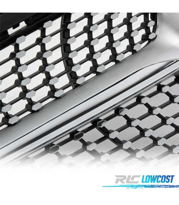 CALANDRE MERCEDES CLASSE A W176 16-18 LOOK DIAMOND CHROMÉ