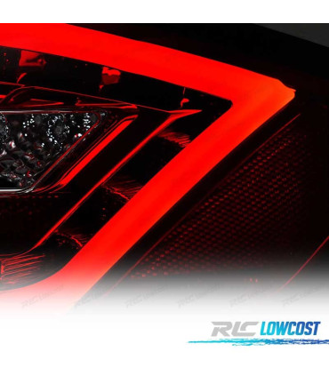 FEUX ARRIÈRE POUR PORSCHE BOXSTER 987 CAYMAN 987C LIGHT BAR FOND ROUGE FUMÉ