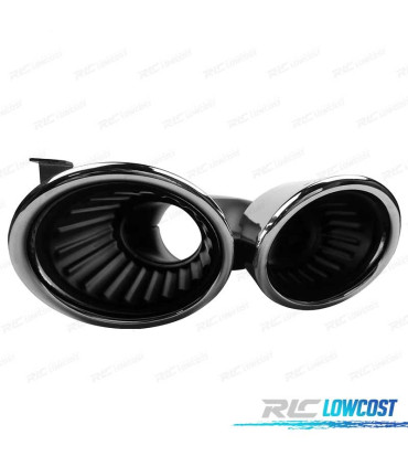 EMBOUTS D'ÉCHAPPEMENT MERCEDES CLASSE A W177 CLA W118 18- LOOK AMG A45 AMG NOIR