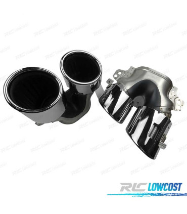 EMBOUTS D'ÉCHAPPEMENT MERCEDES CLASSE A W177 CLA W118 18- LOOK AMG A45 AMG NOIR