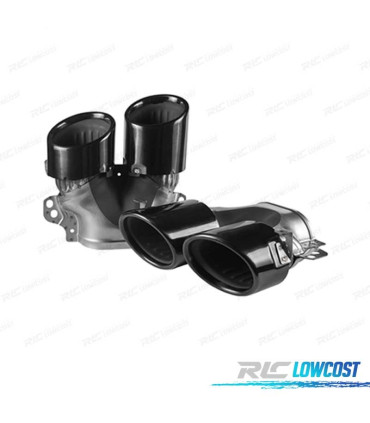 EMBOUTS D'ÉCHAPPEMENT MERCEDES CLASSE A W177 CLA W118 18- LOOK AMG A45 AMG NOIR