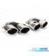EMBOUTS D'ÉCHAPPEMENT MERCEDES CLASSE A W177 CLA W118 18- LOOK A45 AMG