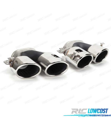 EMBOUTS D'ÉCHAPPEMENT MERCEDES CLASSE A W177 CLA W118 18- LOOK A45 AMG