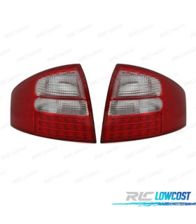 FEUX ARRIÈRE AUDI A6 4B 97-05 LED ROUGE BLANC