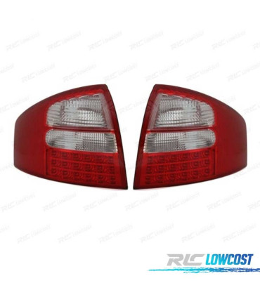 FEUX ARRIÈRE AUDI A6 4B 97-05 LED ROUGE BLANC