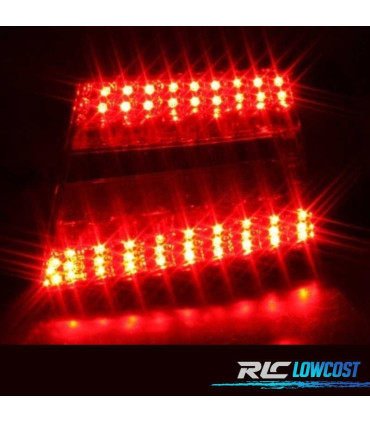 FEUX ARRIÈRE POUR AUDI A6 4F 04-08 LED ROUGE CHROMÉ