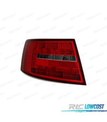 FEUX ARRIÈRE AUDI A6 4F 04-08 LED ROUGE NOIR