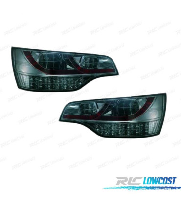 FEUX ARRIÈRE POUR AUDI Q7 06-09 LED FOND CHROMÉ