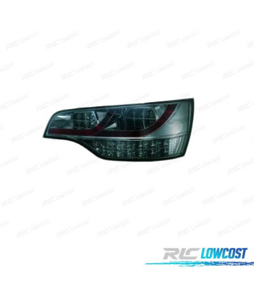 FEUX ARRIÈRE POUR AUDI Q7 06-09 LED FOND CHROMÉ