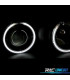 PHARES POUR BMW SÉRIE 3 E36 COUPÉ CABRIO 90-99 ANGEL EYES CCFL FOND NOIR